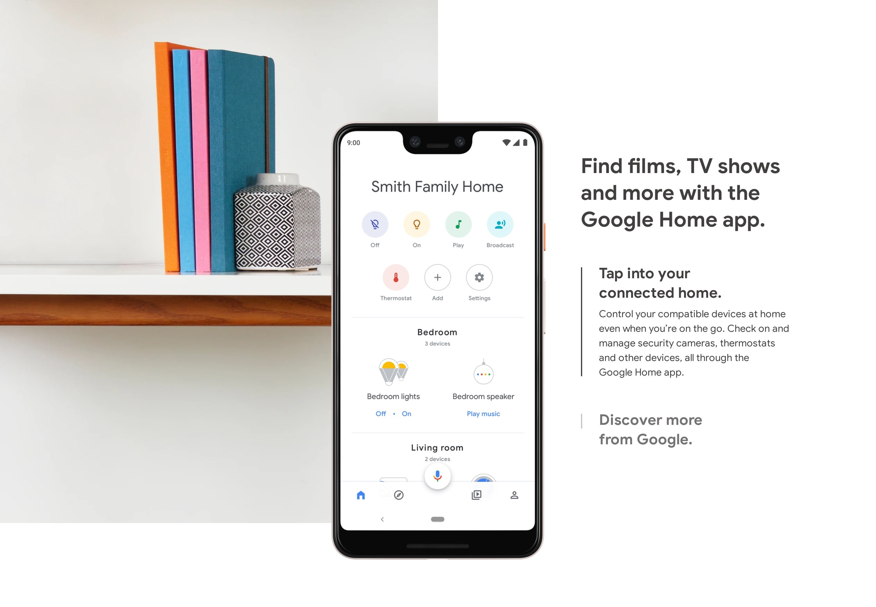 App Feature with Phone Mockup & Accordion List UI/UX Patterns